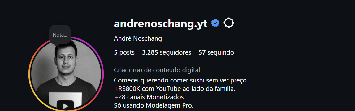 Instagram André Noschang
